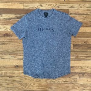 GUESS EMBROIDERED MENS T SHIRT